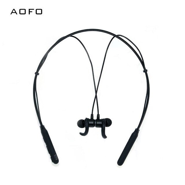 AOFO High Quality Smallest wireless earphones, Stereo running waterproof earbuds, magnetic blue tooth headset with mic